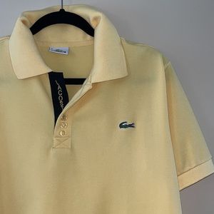 Men’s Lacoste Polo (pastel yellow)